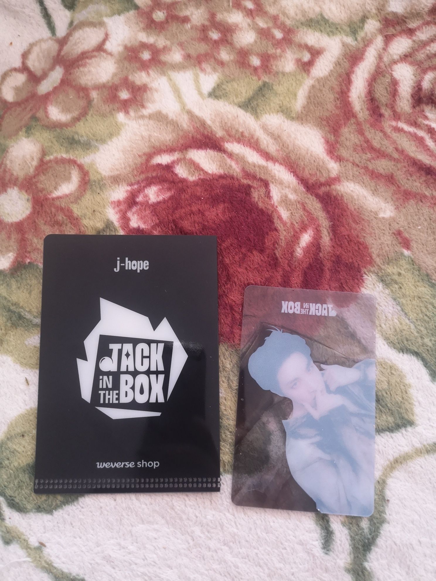 BTS Jack In the box J-hope album POB weverse karta plus holder