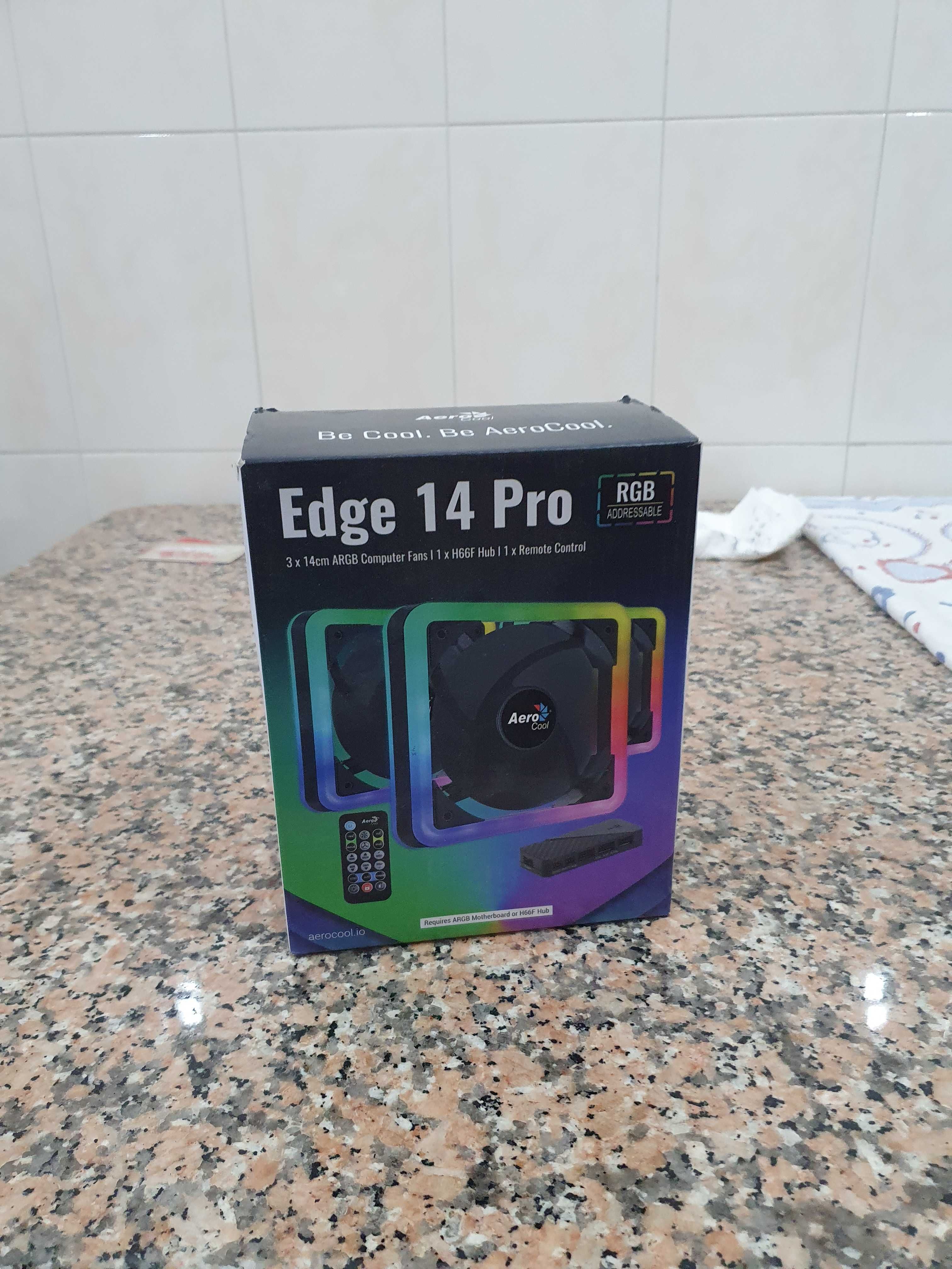 Ventoinhas Computador Aerocool Edge 14 Pro RGB