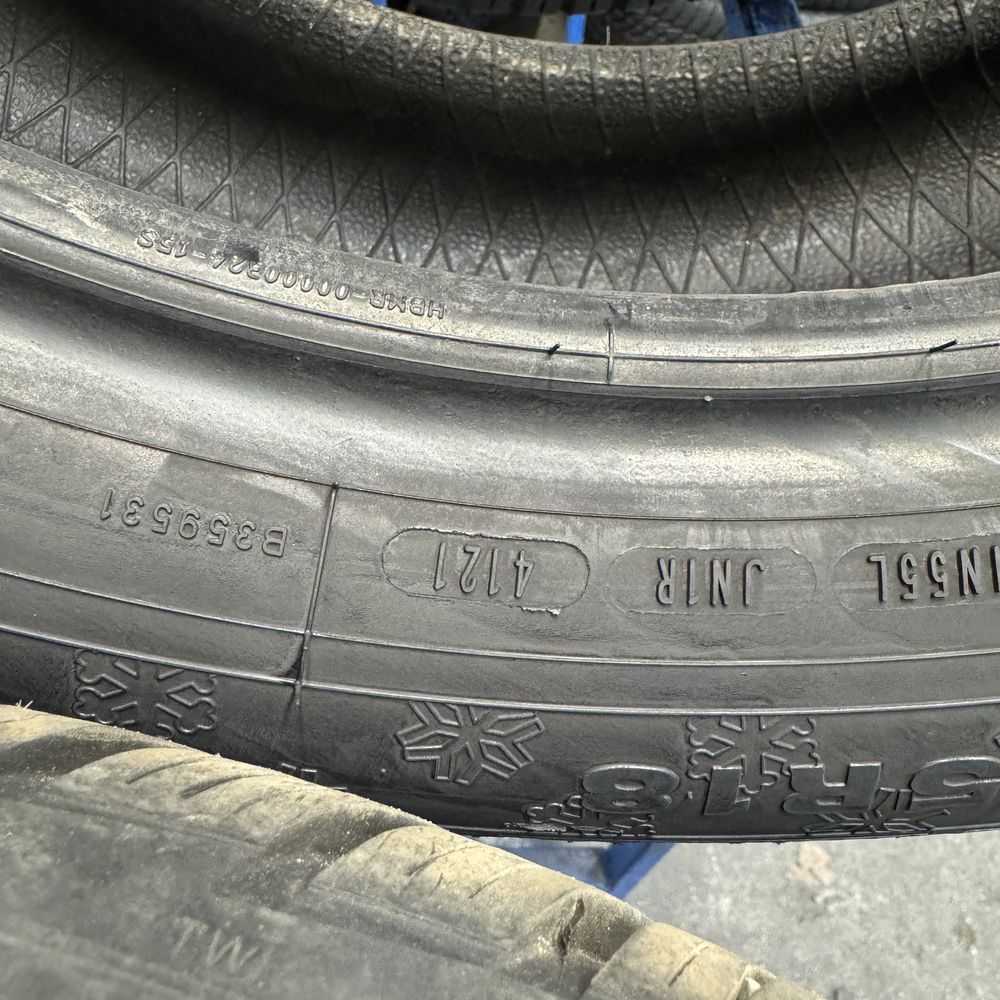 4x 225/55r18 Dunlop Winter Sport 4D 8mm