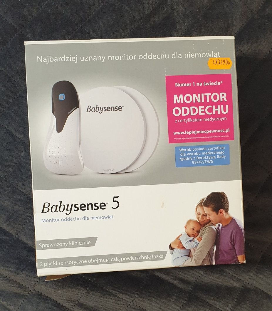 Monitor oddechu dla niemowląt BabySense 5