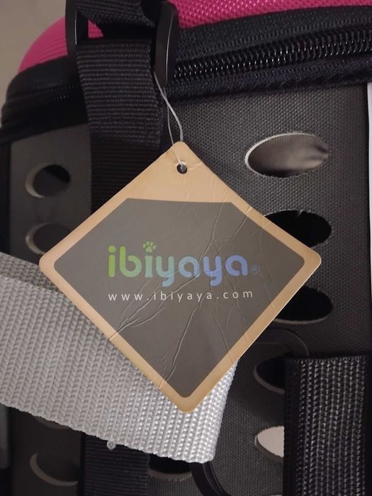Transportadora/trolley multifunções para cão/gato ibiyaya nova