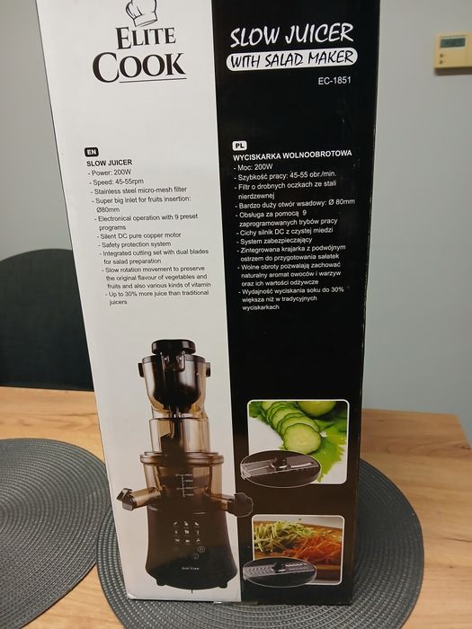 Wyciskarka wolnoobrotowa moc 200 w