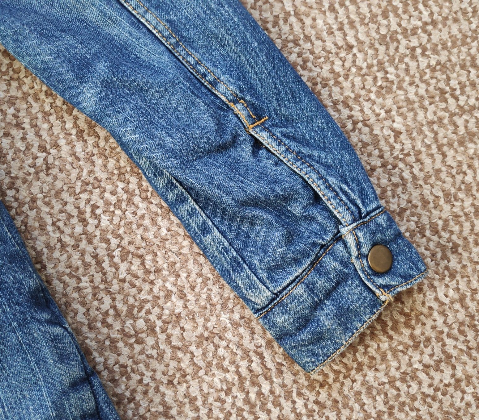 LEVI'S женская шерпа джинсовая куртка на меху джинсовка Оригинал XS