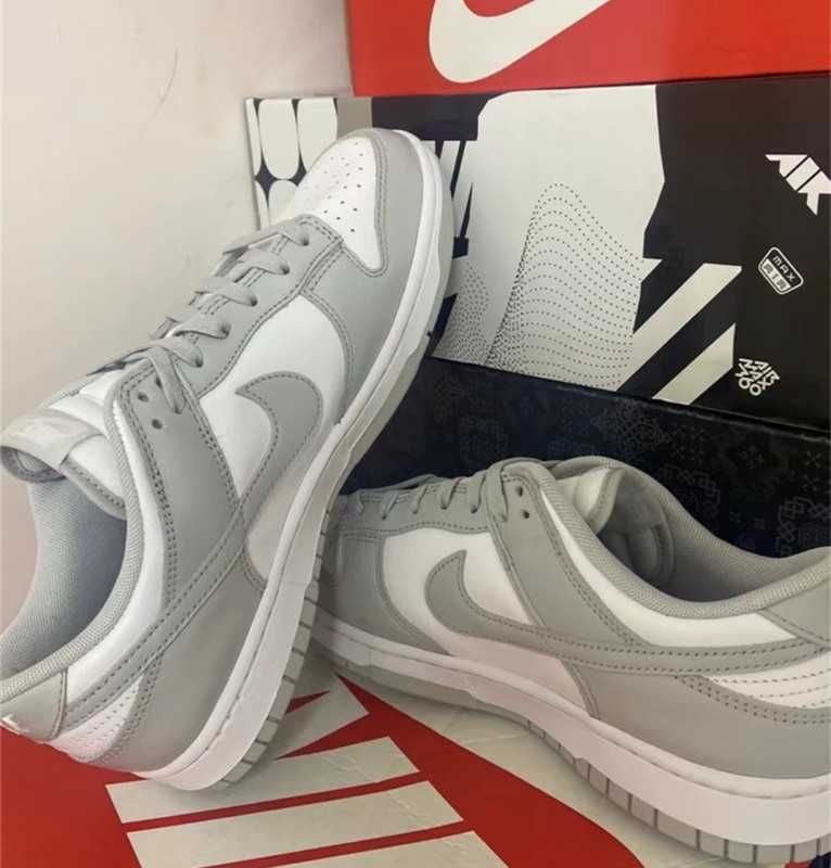 Nike Dunk Grey Low Blanc Fog pełny rozmiar