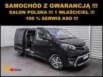Toyota Proace Verso 7 OSÓB + LONG + VIP + Salon POLSKA + 100% Serwis TOYOTA + 1 Właściciel