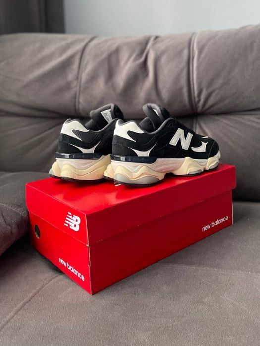 Кроссовки женские мужские New Balance 9060 Black White 36-45