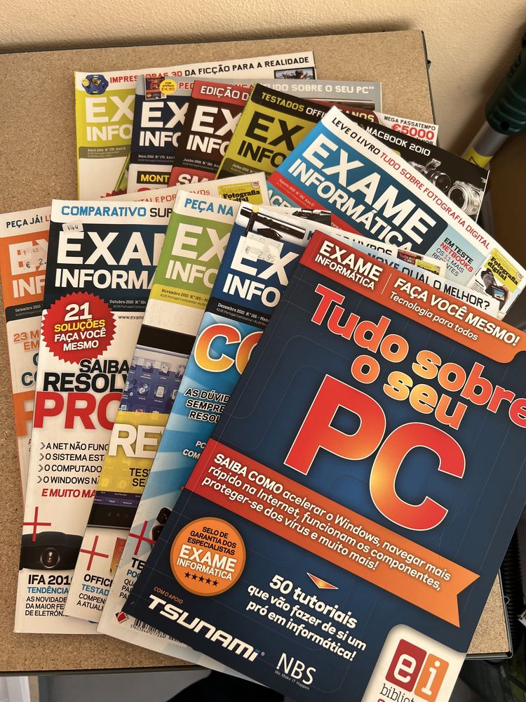 Revistas Exame Informática vários anos