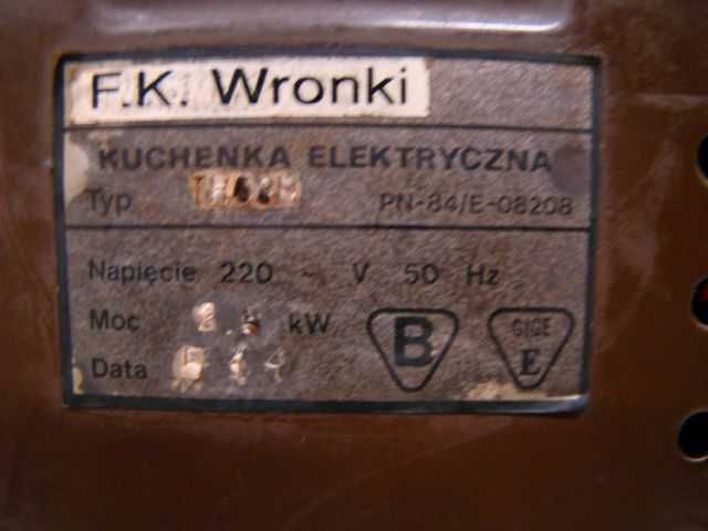 stary 2 polowy piecyk elektryczny  AMICA