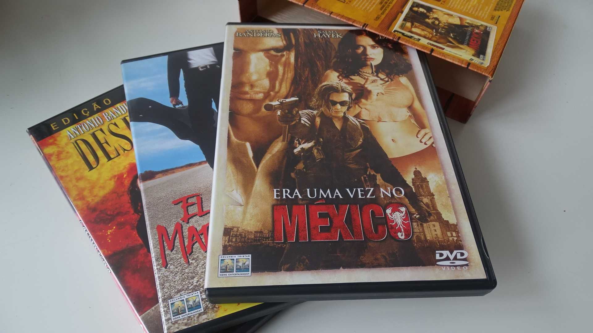 Trilogia DVD's México  . de Robert Rodriguez - Filmes Acção . c/ Novo