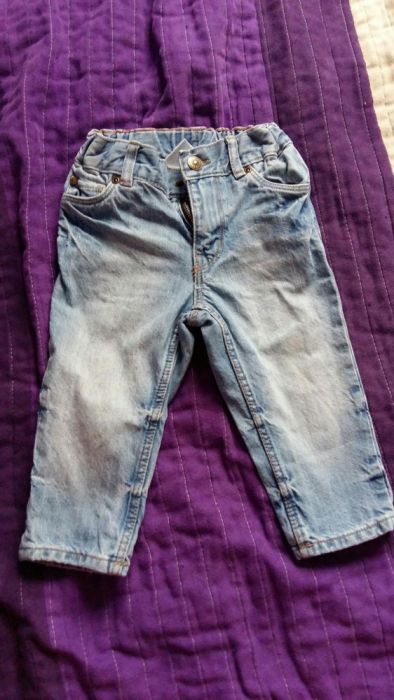 spodnie jeansowe jeansy dżinsy r. 74