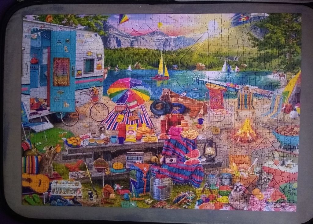 Puzzle 1000, Wycieczka kamperem