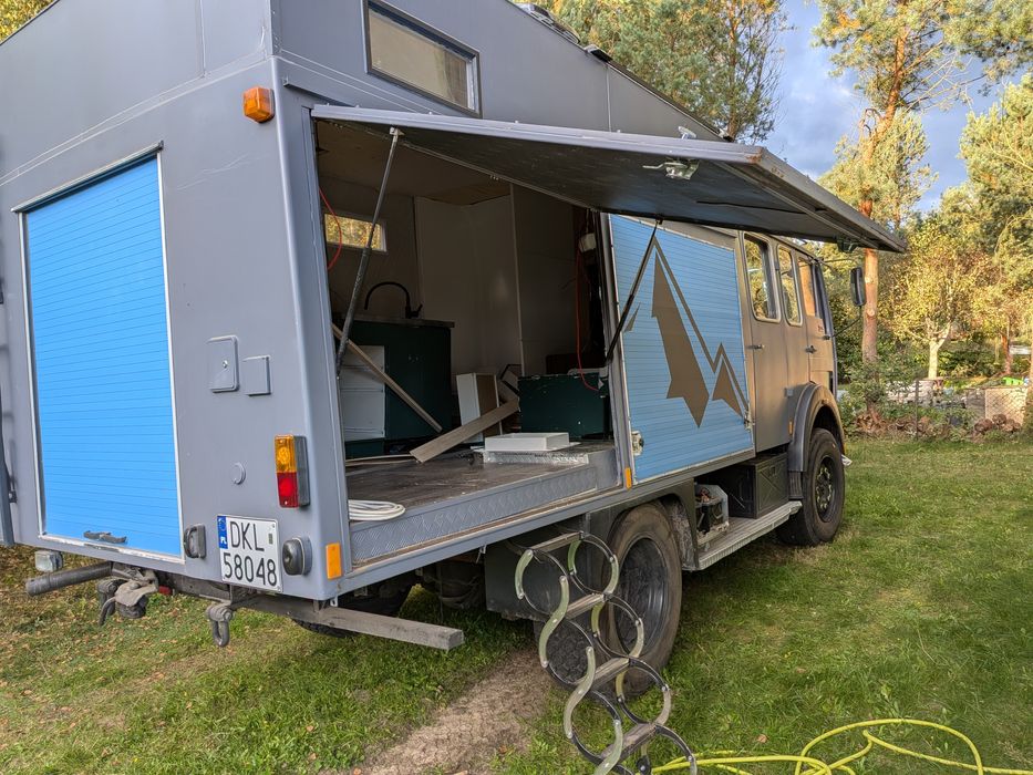 Mercedes 1019 4x4 kamper Niski Przebieg / Vanlife / cieżarówka wyprawo