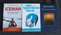 Lote 3 livros como novos