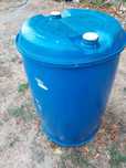 Deposito/ Bidon plástico de 200 litros azul
