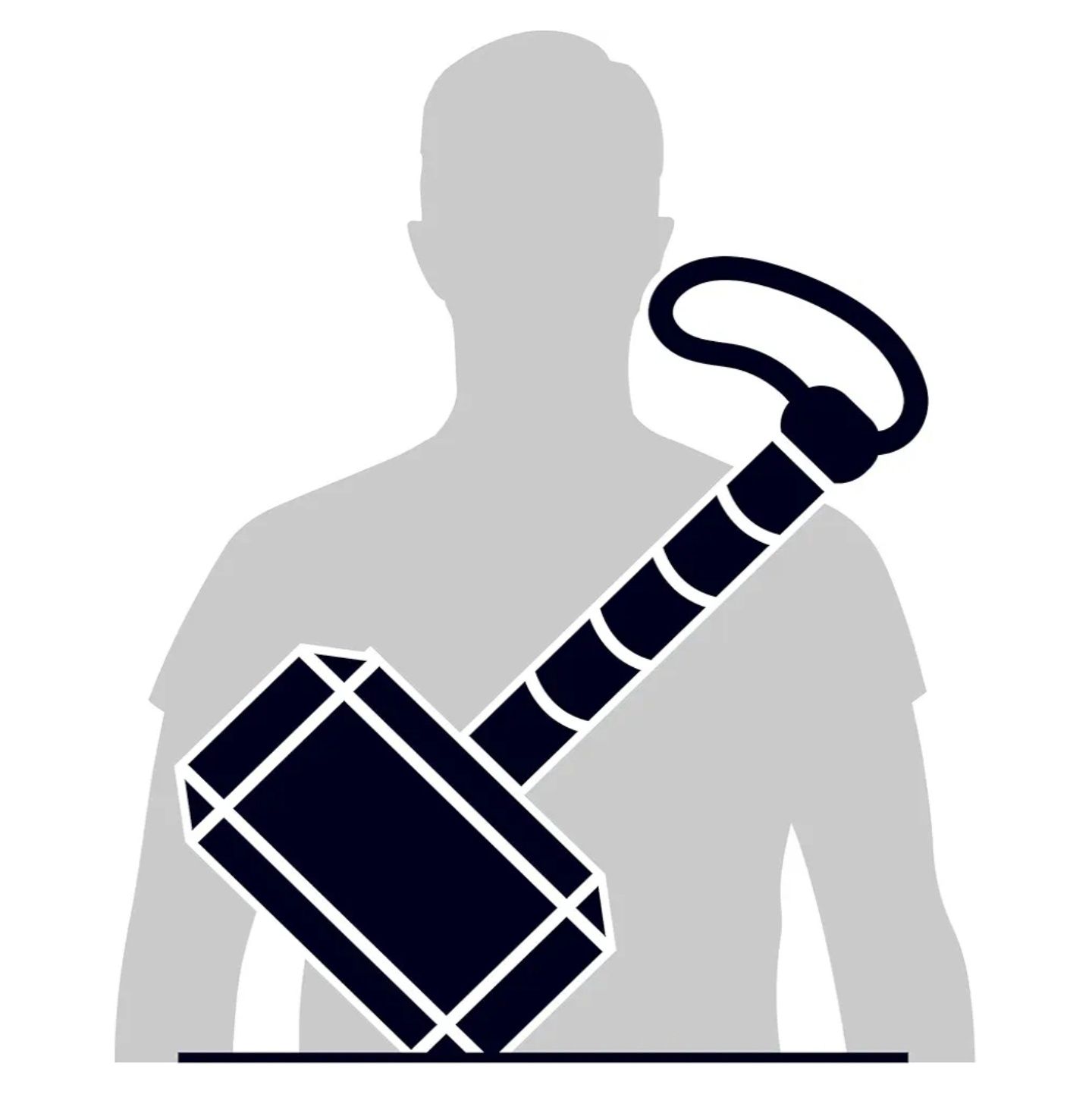 Puzzle 3D - Martelo Thor (Marvel) - Mjolnir