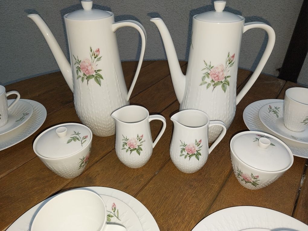 Hutschenreuther Exzellenz Rosita serwis porcelanowy