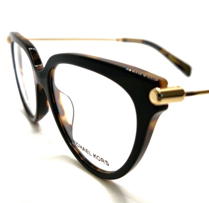 Okulary korekcyjne Michael Kors Windham Czarno Bursztynowe Damskie