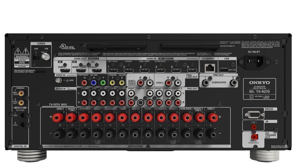 Onkyo TX-RZ70 Czarny