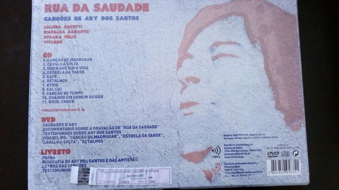 Edição Limitada CD e DVD: Rua da Saudade - Artigo Novo e Selado