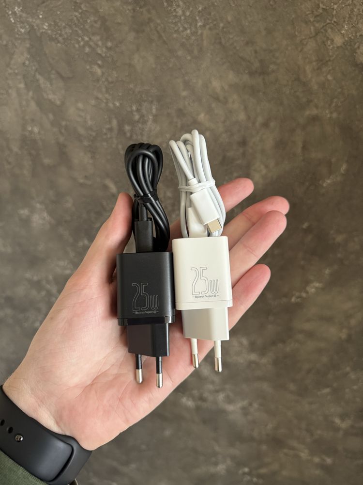 Комплект зарядки Baseus Super Silicone PD Charger 25W