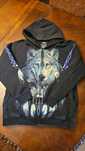 Rock Eagle bluza z kapturem wilk, r. M czarna