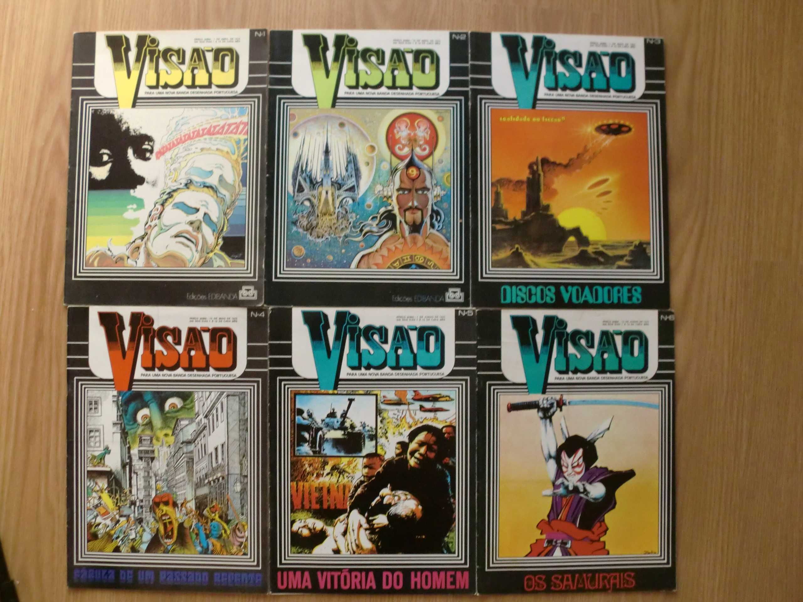 Revista BD Visão do 1 ao 6