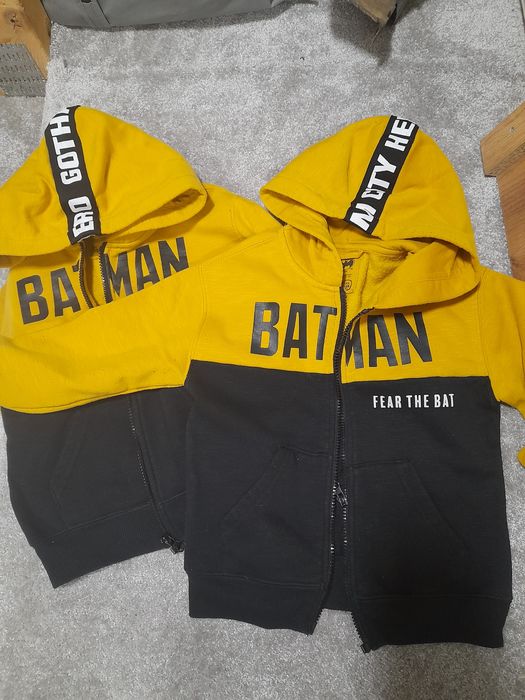 2 szt. Bluzy dla bliźniaków Batman Cool Club Smyk