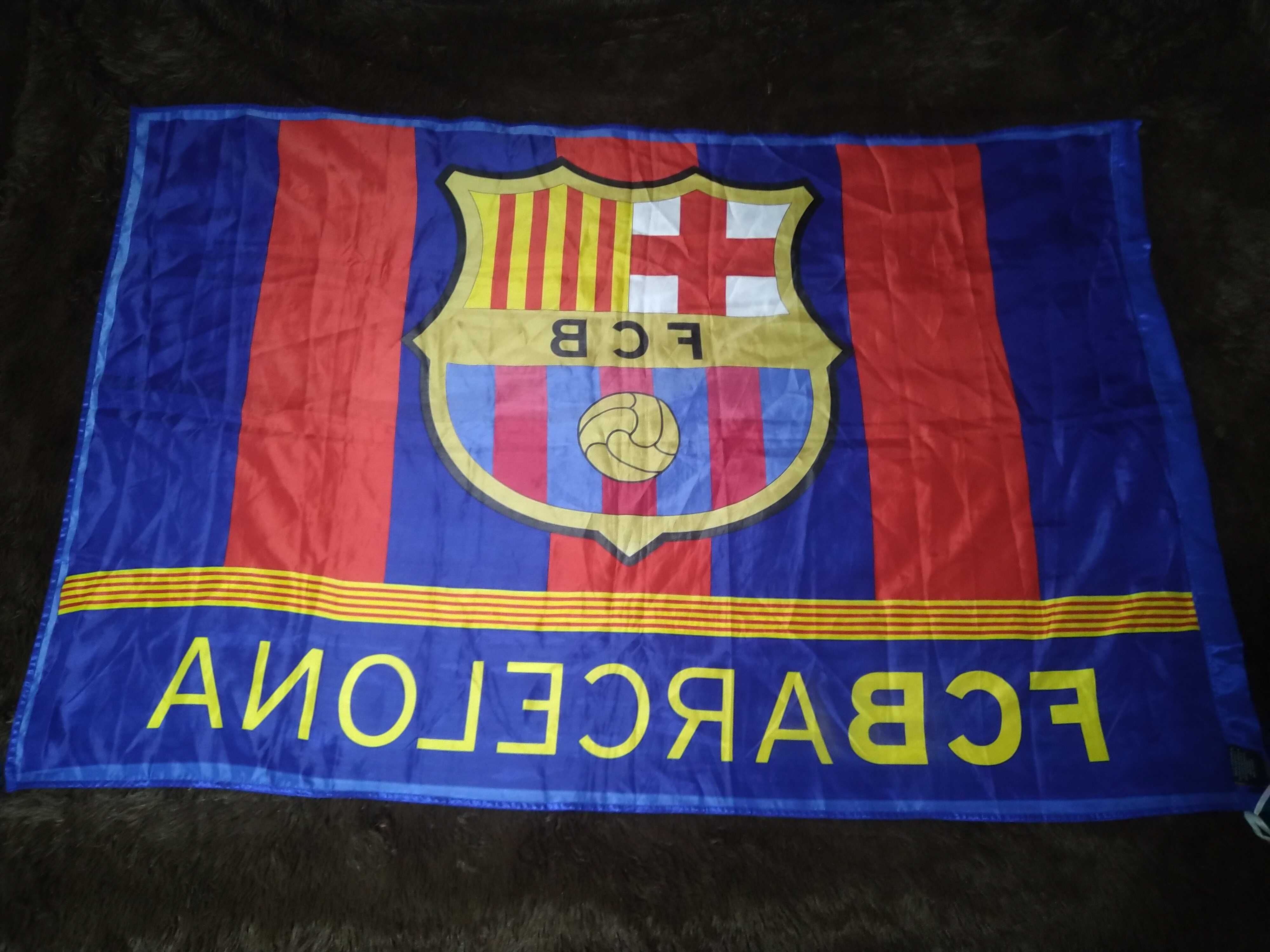 Большой флаг футбольного клуба Барселона