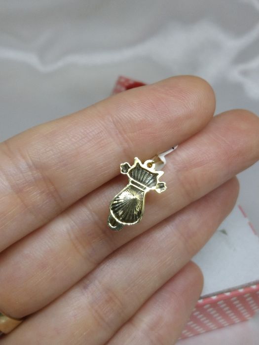 Złoty wisiorek Kotek, złoto próby 585