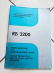Instrukcja serwisowa  radiomagnetofonu kasetowego RB 3200