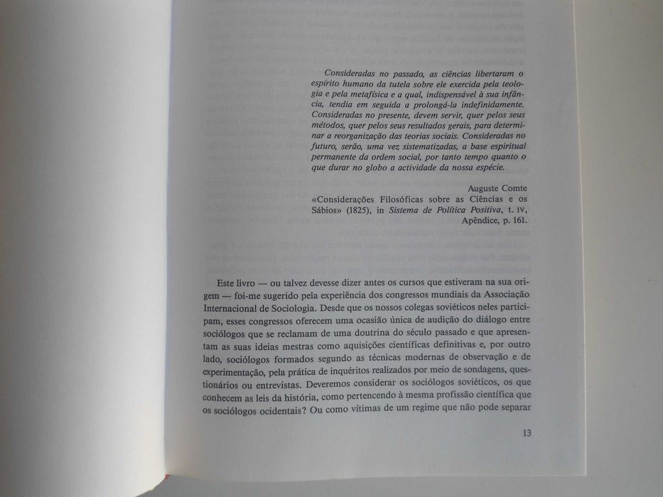 As Etapas do Pensamento Sociológico por Raymond Aron