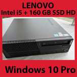 Komputer stacjonarny_LENOVO M91p_Intel i5_160 GB SSD_4 GBRAM_Win 10Pro