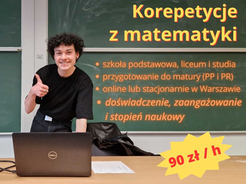Matematyka - korepetycje u studenta V roku