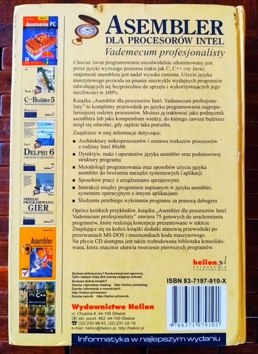 Asembler dla procesorów Intel. -Kip R. Irvine.