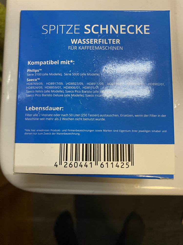 Filtr do wody ekspres philips saeco aqua clin