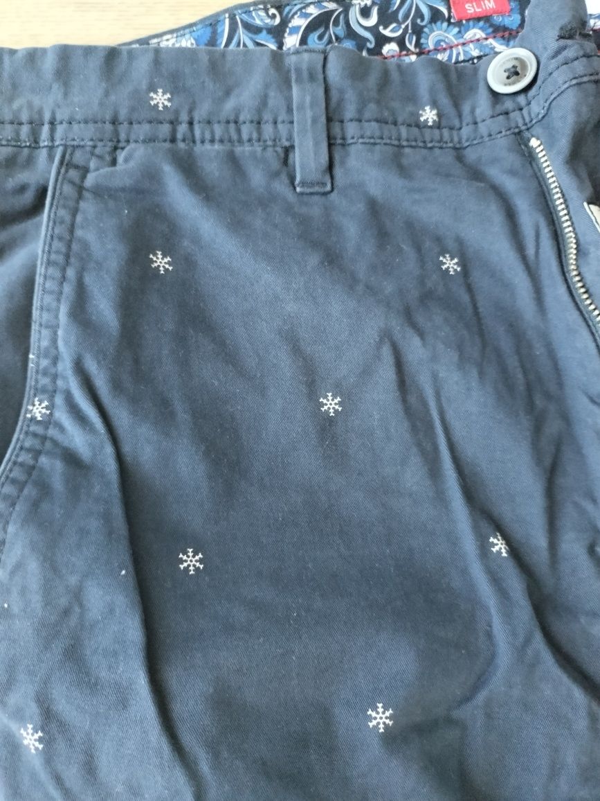 Spodnie męskie Denim and flower