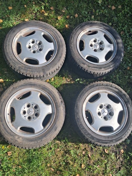 Koła mercedes w210 5x112 z oponami zimowymi 215/55r16