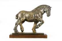 Belgijski, Percheron figurka konia na drewnie Art-Dog