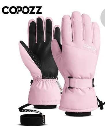 Нові Лижні рукавички Copozz, Рожеві, Розмір М