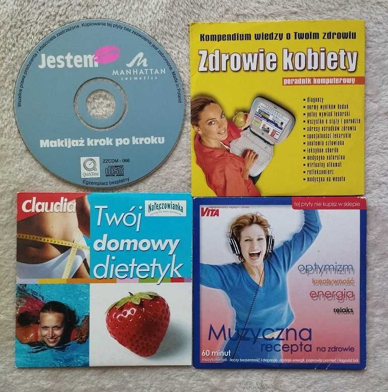 4 płyty CD _ makijaż _ poradnik dla kobiet