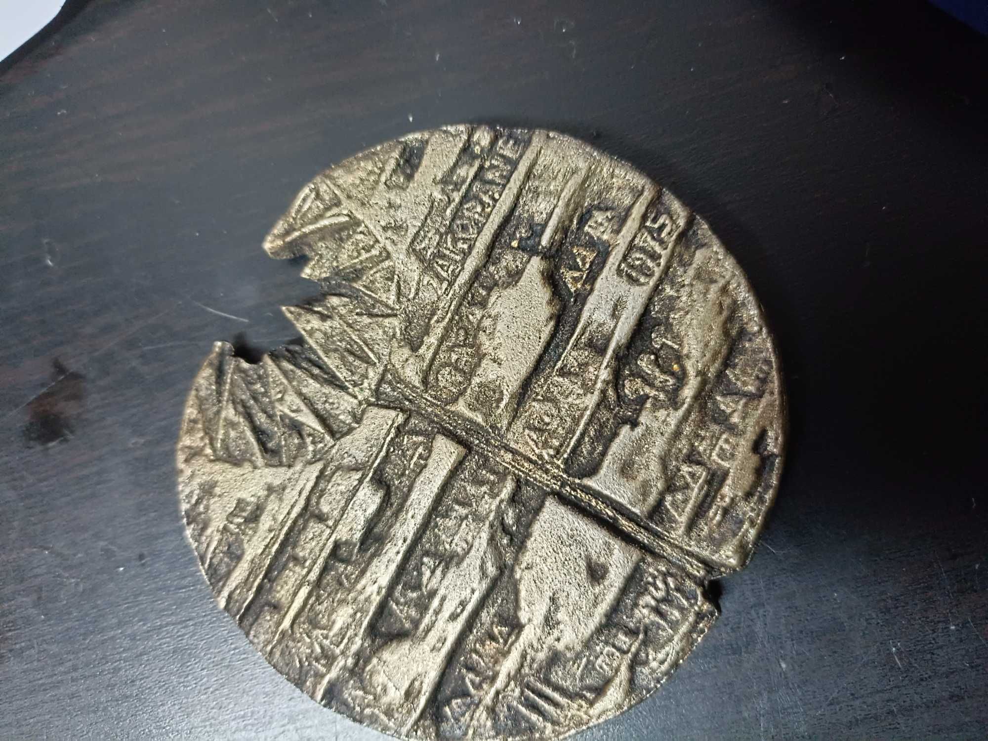 Elektryfikacja  Kolejowej Kraków Zakopane Medal 1975  Brąz Srebrzone