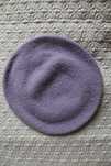 Beret wełniany FEZKO 11 liliowy/jasny fiolet śr. 27 cm