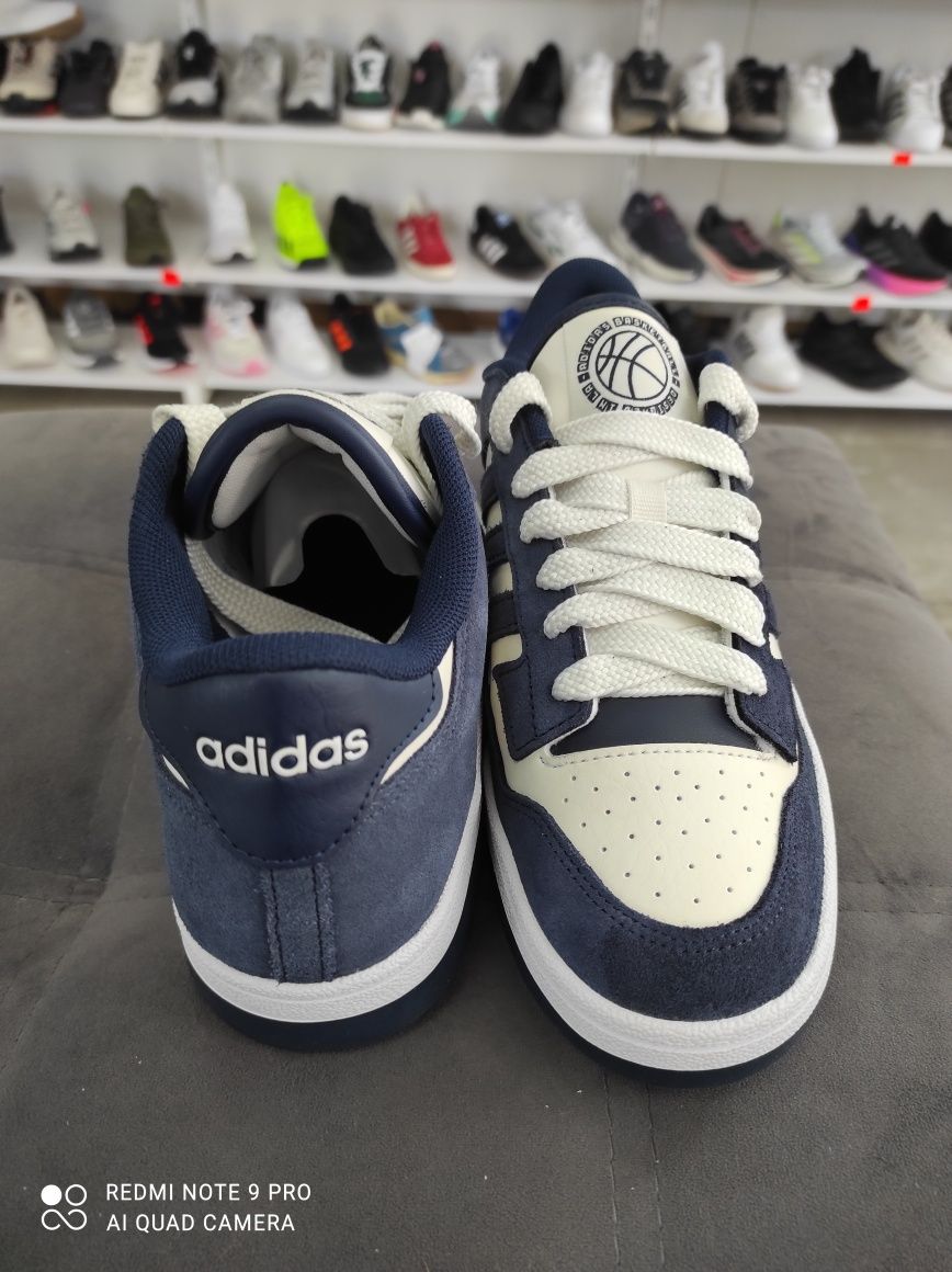 ОРИГІНАЛ 100% Кросівки Adidas Rapid Court Low Beige/Blue JP5254 39