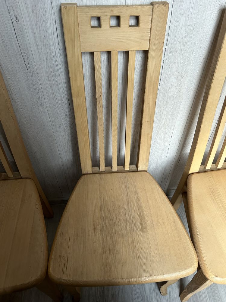 Drewniane krzesła 4szt