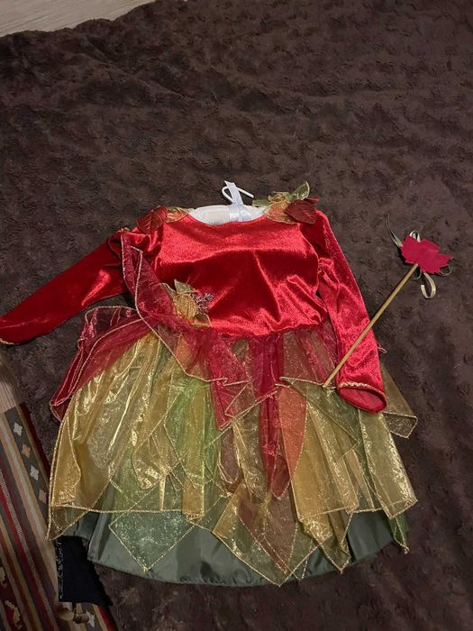Strój karnawałowy "Leśna wróżka" - wzrost 116 cm