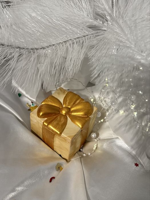 Новорічні гіпсові кашпо для свічок /подарунок,ялинка,карусель з конями