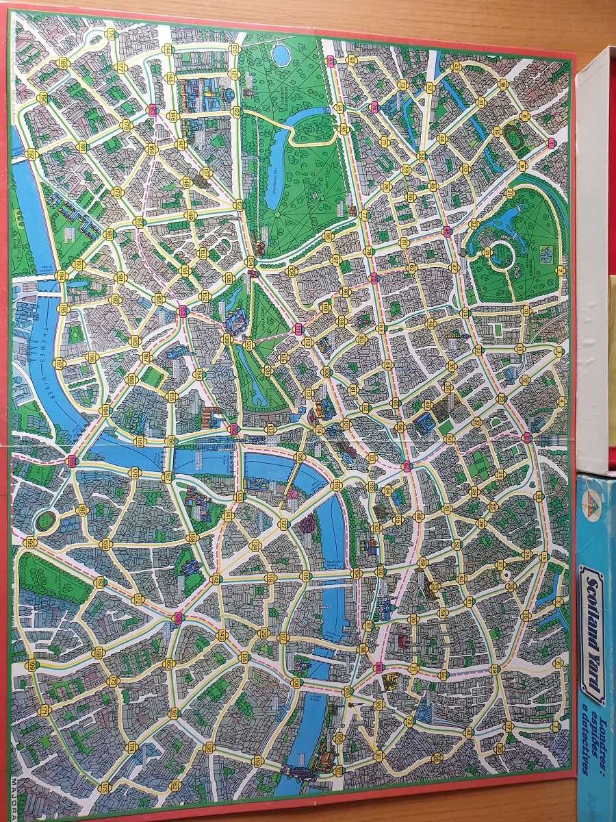 Jogo de Tabuleiro • Scotland Yard • Majora • 1986