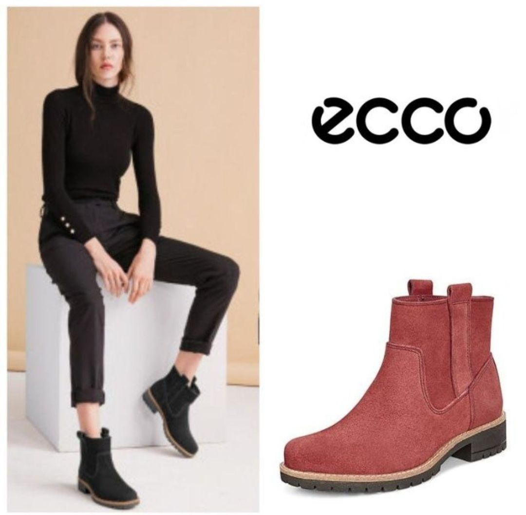 Розпродаж!!! 38р| Чобітки | Челсі | Ecco Elaine | Нові| Оригінал