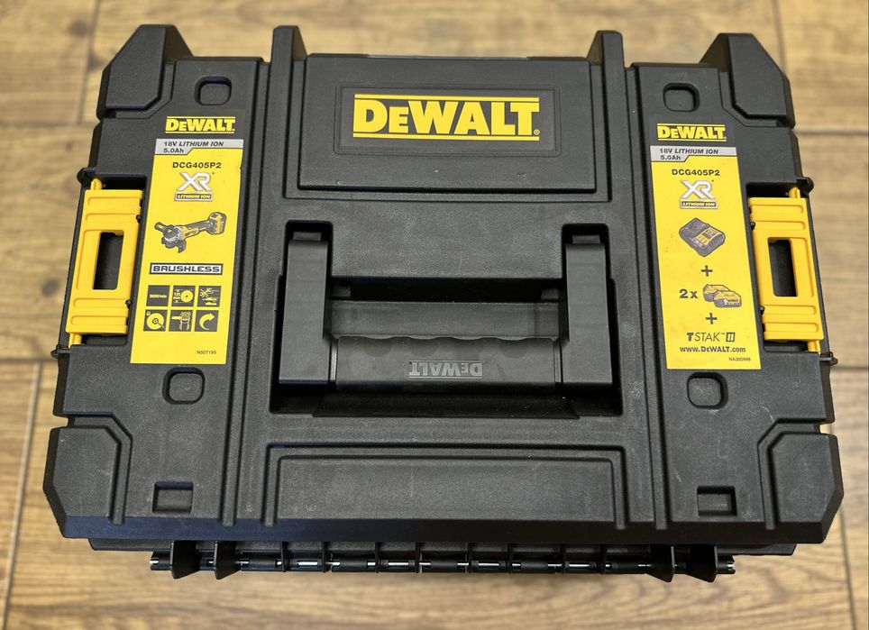 Walizka skrzynka TSTak DeWalt na szlifierkę kątową DCG405
