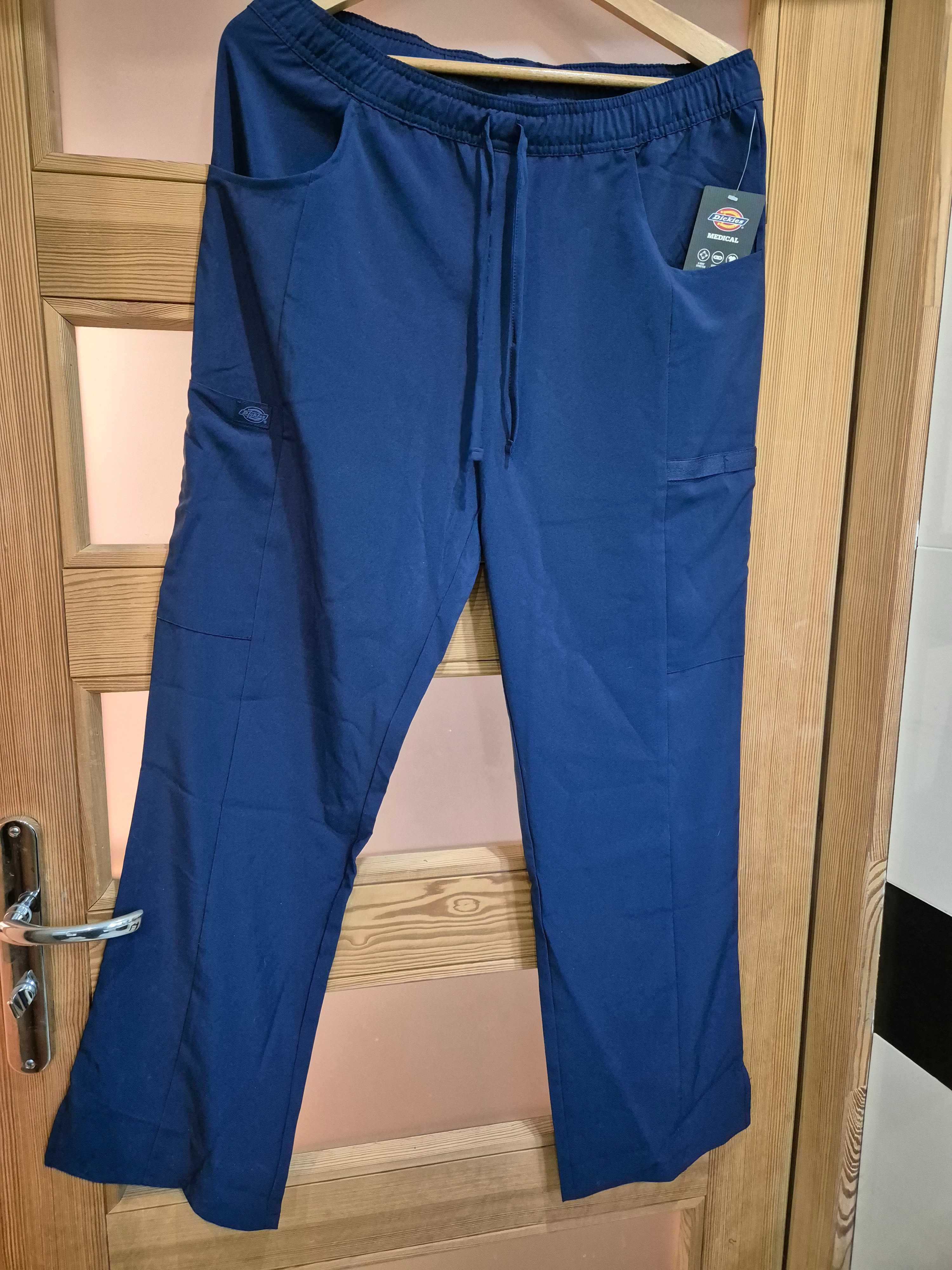 Dickies USA bluza L spodnie L M komplet amerykański granat nowy model